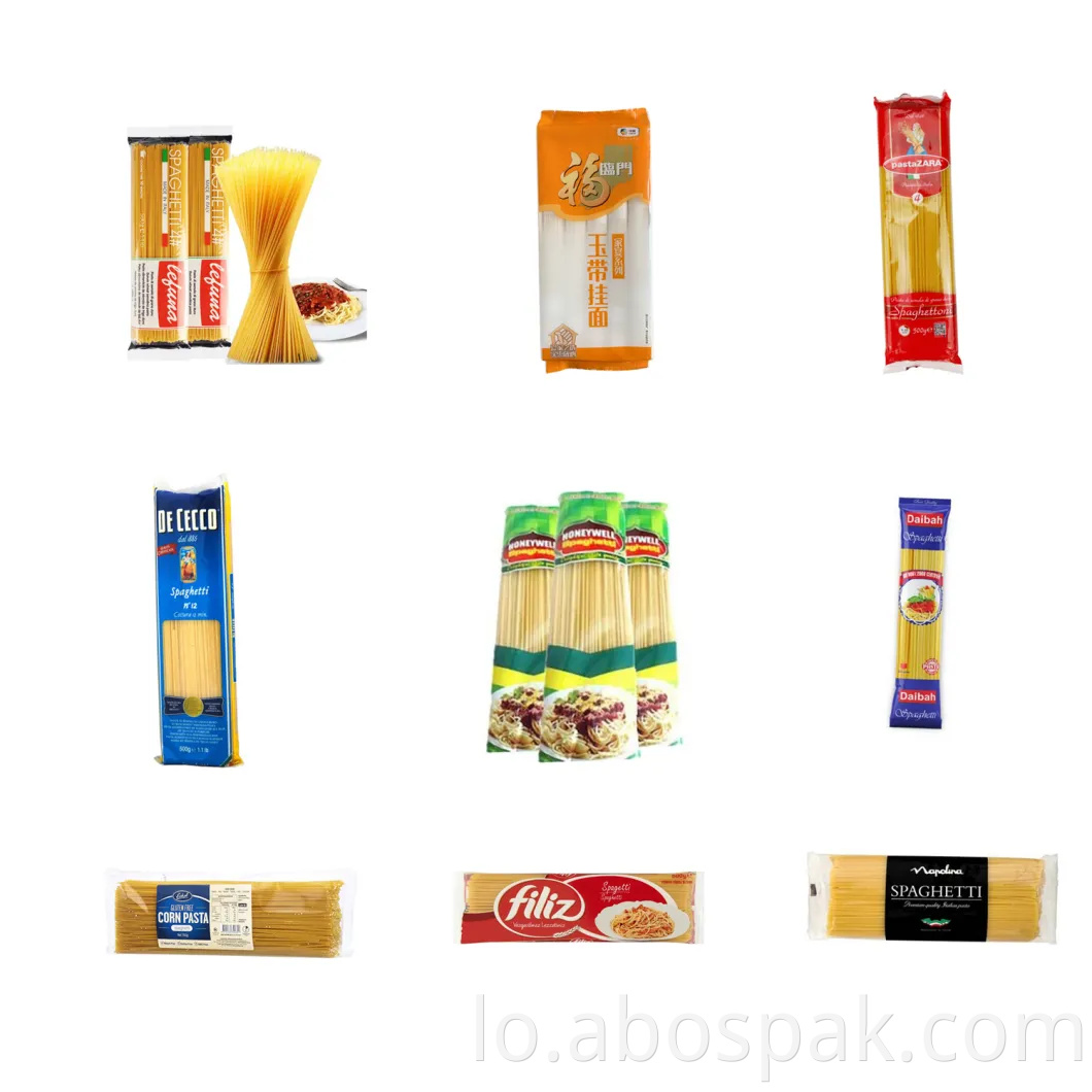 Fully Automatic 200g/500g Spaghetti/Stick Noodle Weighting Plastic Bag Machine Packaging Machine